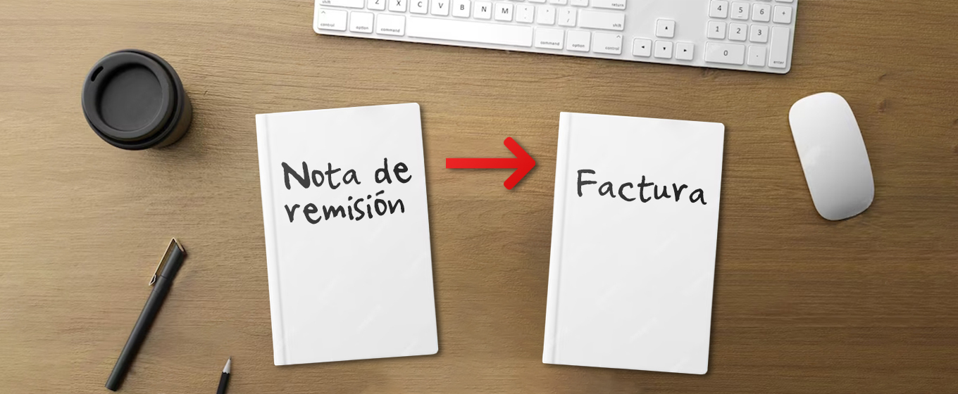 Transformar una nota de remisión a factura en CONTPAQi Vende